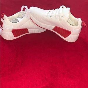 White and red sneakers👟